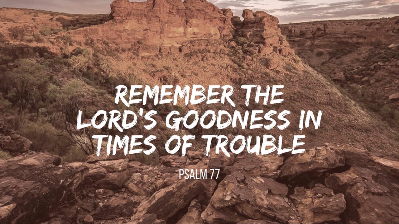 Remember the Lord's Goodness in Times of Trouble Image